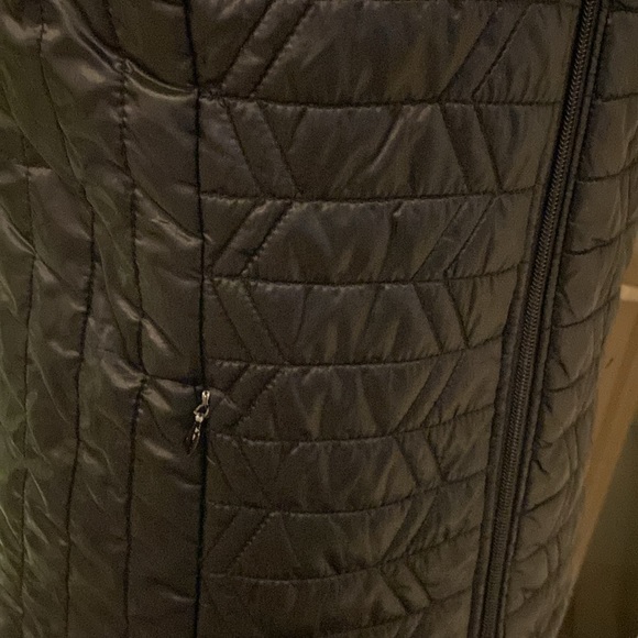 Westbound lightweight black sleeveless vest mock collar zip up 2 pockets small - Picture 8 of 10